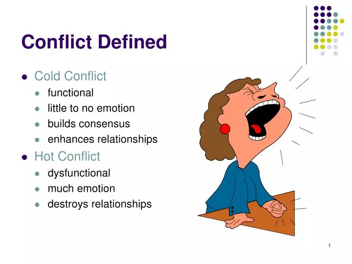 PPT Conflict Defined PowerPoint Presentation, free download ID5720002