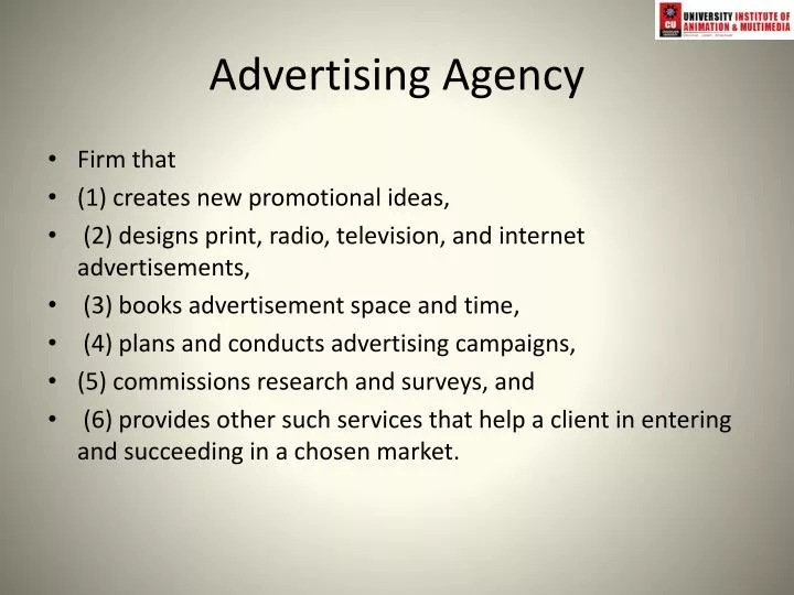 advertising agency n.