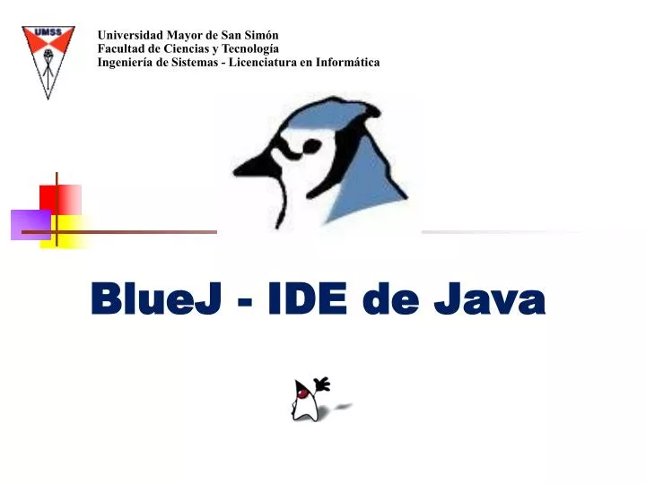 PPT - BlueJ - IDE de Java PowerPoint Presentation, free download - ID ...