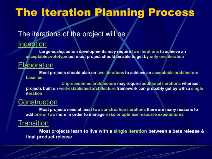 Ppt iterative process planning powerpoint presentation id 5722221