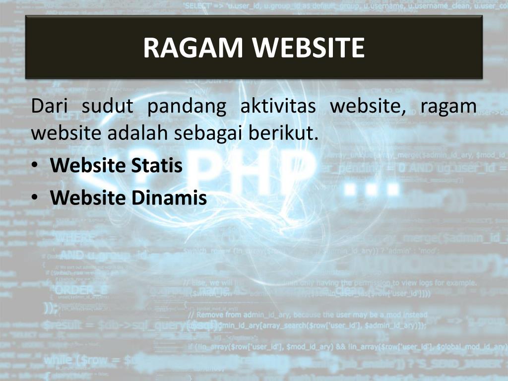 Ppt Pemrograman Web Dasar Powerpoint Presentation Free Download Id5722735 8552