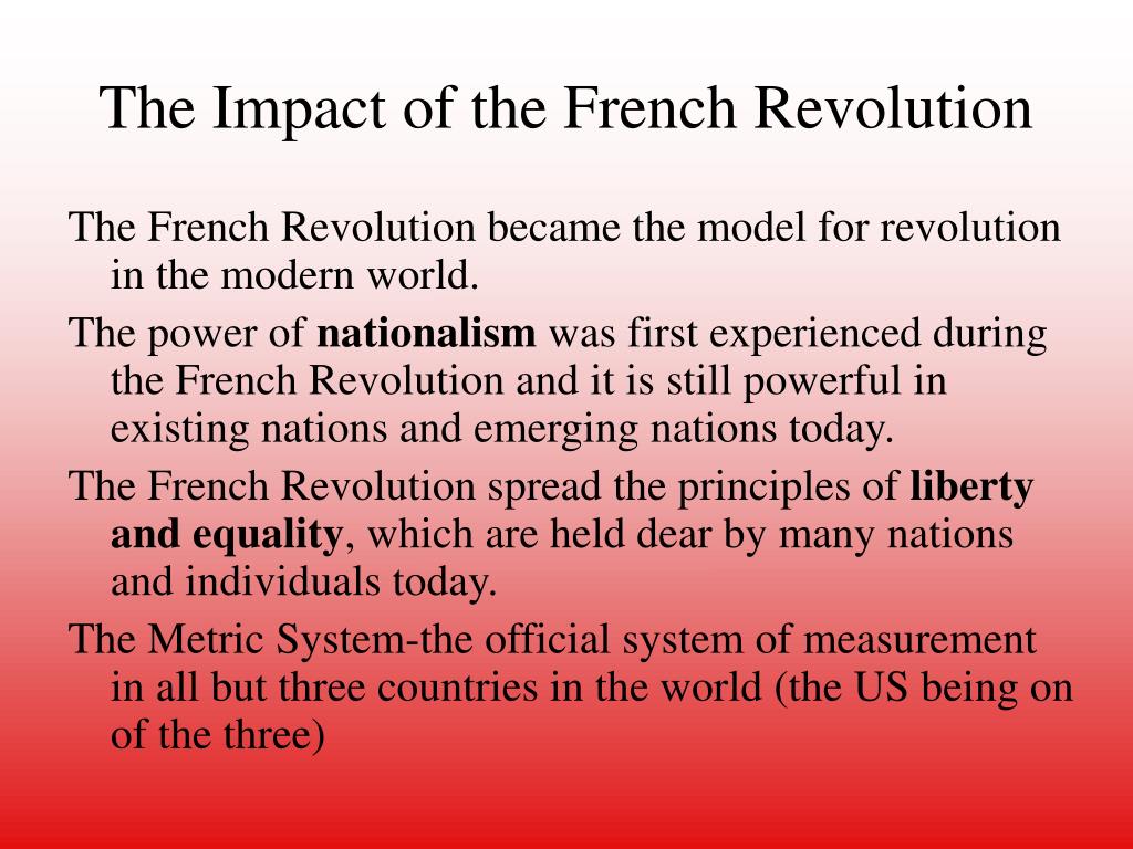 effects of the french revolution essay