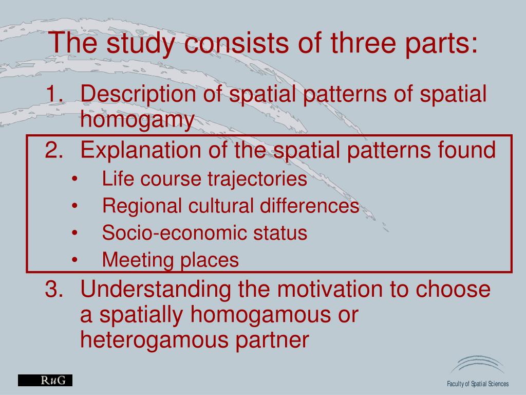 Ppt S Patial Homogamy Geographical Dimensions Of The