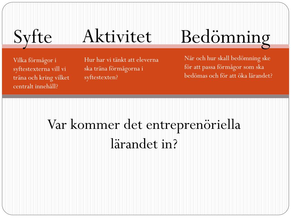 PPT - Pedagogisk Planering PowerPoint Presentation, Free Download - ID ...