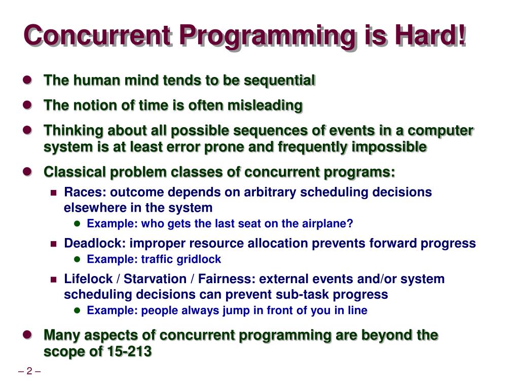 PPT - Concurrent Programming PowerPoint Presentation, free download ...
