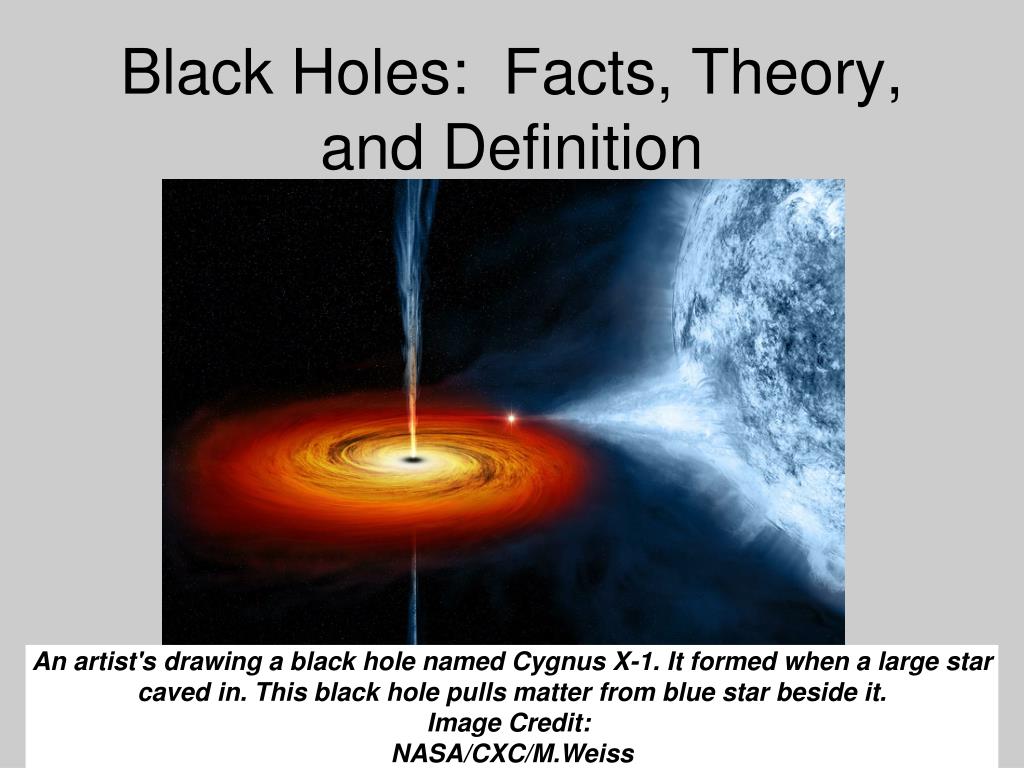 a presentation on black holes