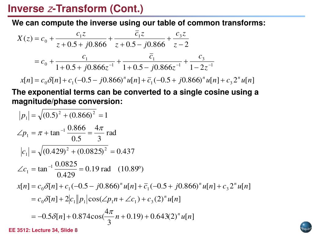 z transform table