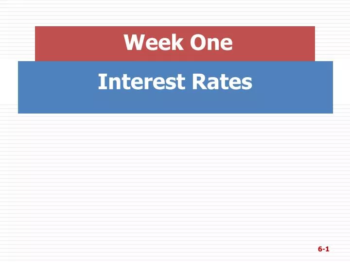 interest rates n.