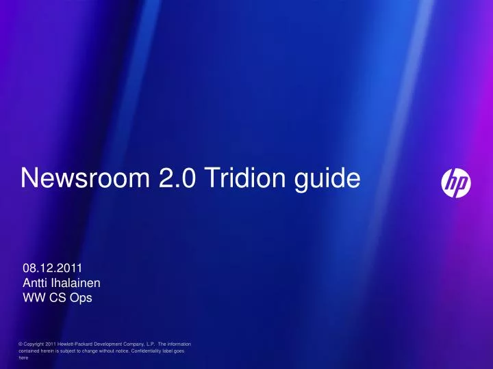 newsroom 2 0 tridion guide n.