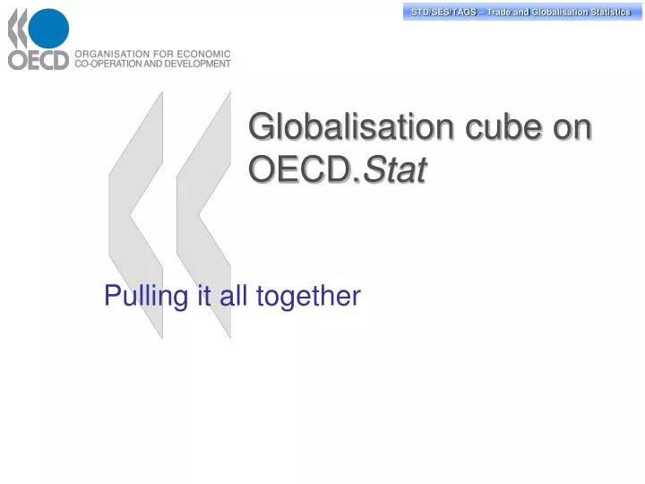 globalisation cube on oecd stat n.