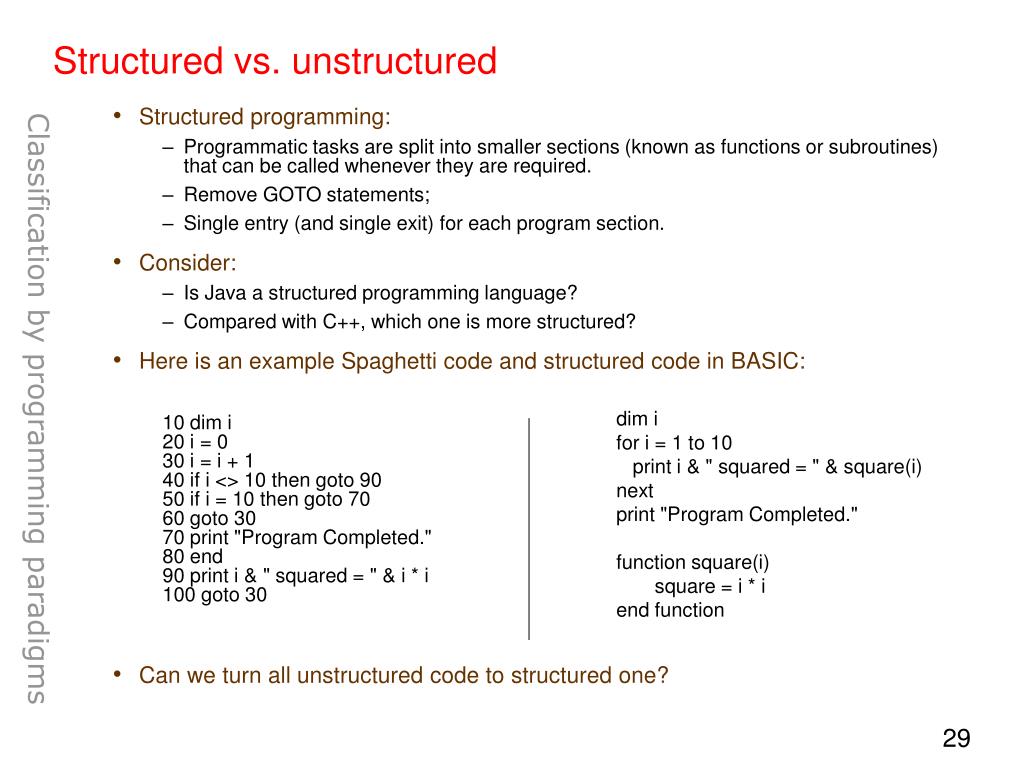 PPT - 03-60-440: Principles of Programming Languages Classification of ...