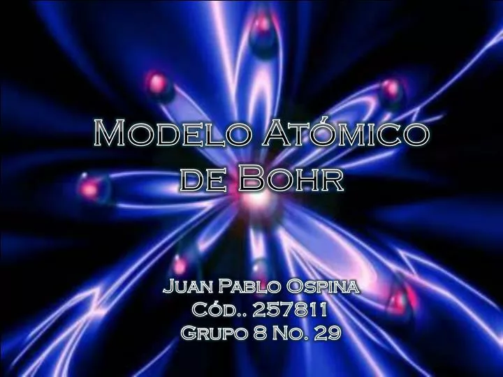 Ppt Modelo Atómico De Bohr Powerpoint Presentation Free