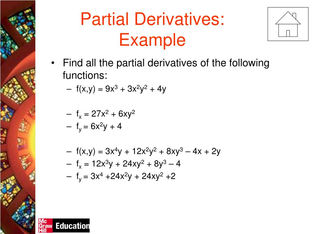 PPT Chapter 8 Partial differentiation PowerPoint