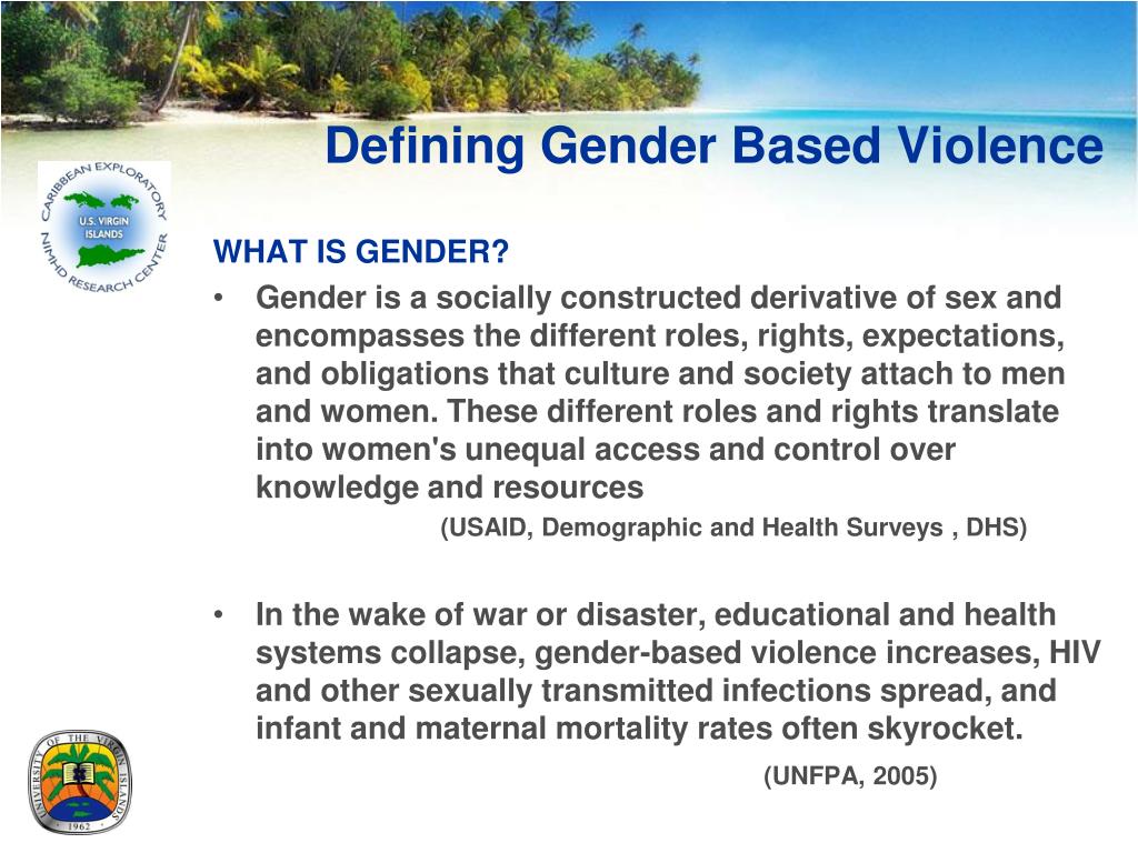 research objectives on gender based violence