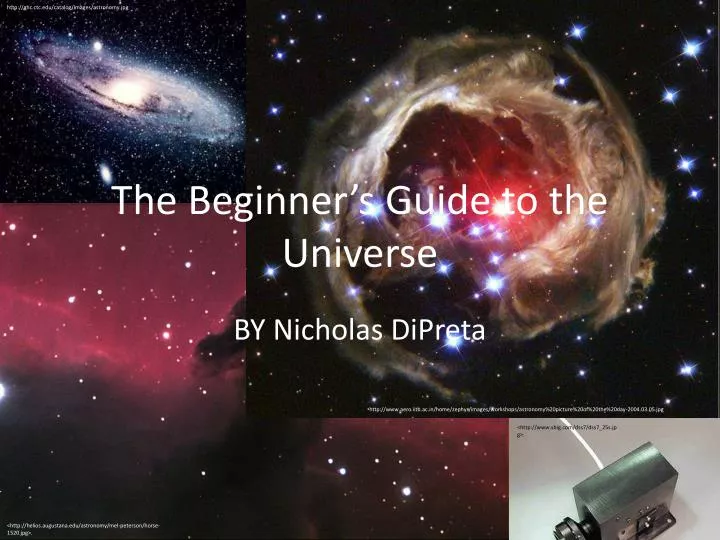 the beginner s guide to the universe n.