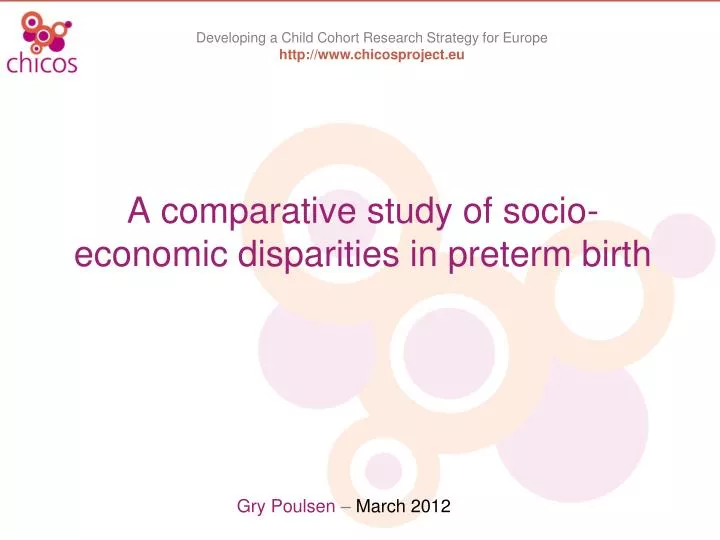 a comparative study of socio economic disparities in preterm birth n.