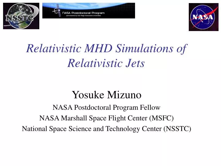 relativistic mhd simulations of relativistic jets n.