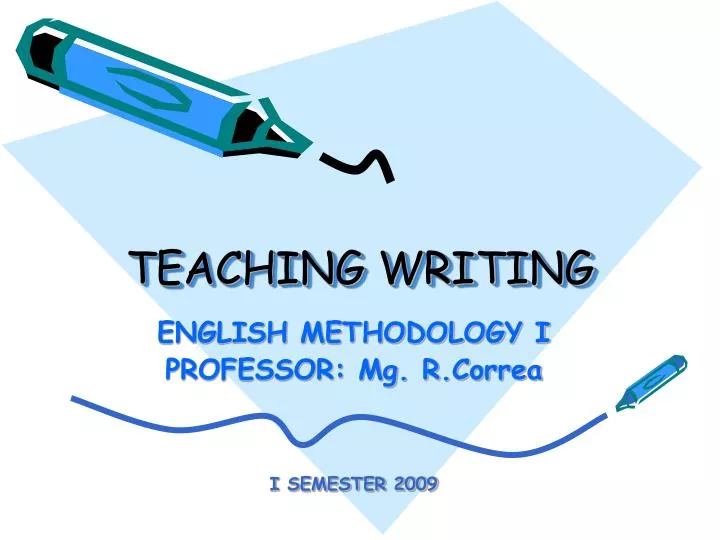 teaching writing n.