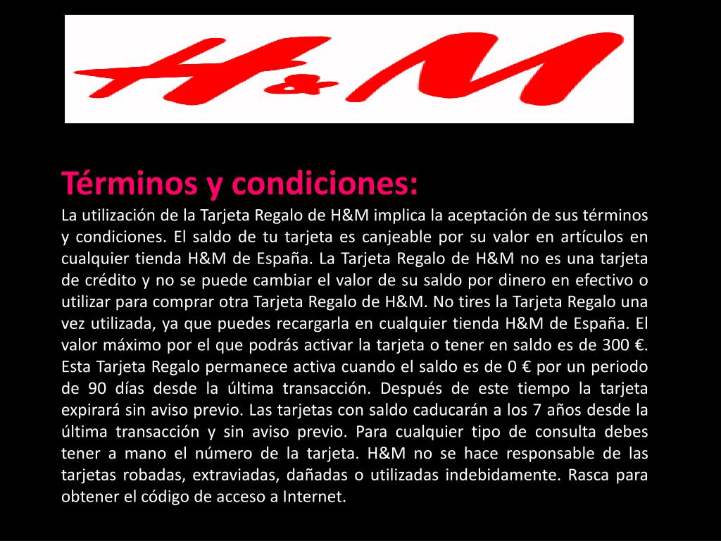 PPT - Comprar en H&M ¡Bienvenido/a a H&M y hm! PowerPoint Presentation -  ID:5741573