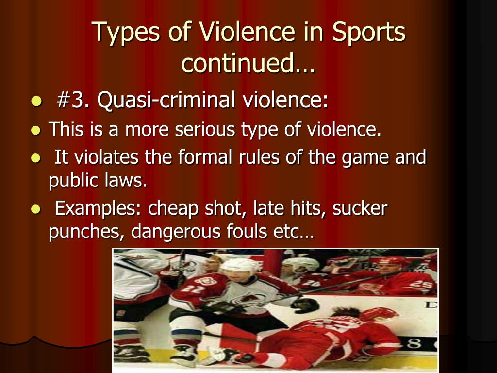 violence in sports research paper