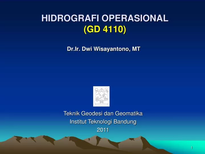 hidrografi operasional gd 4110 n.