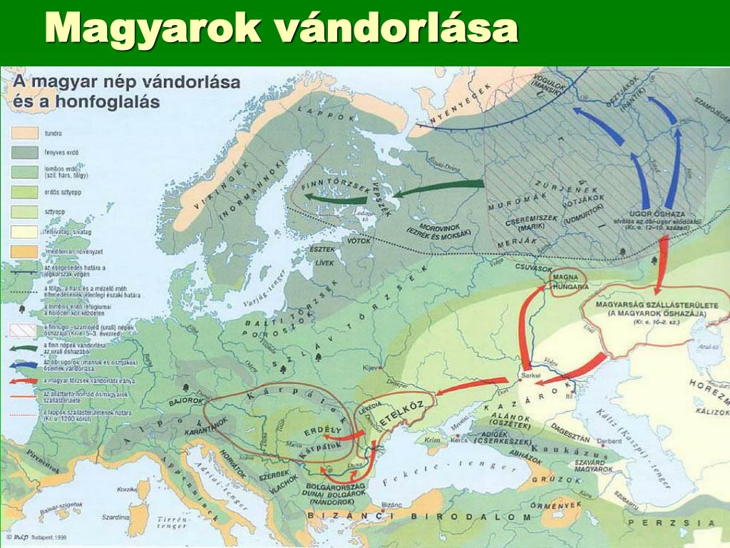 magyarok vándorlása