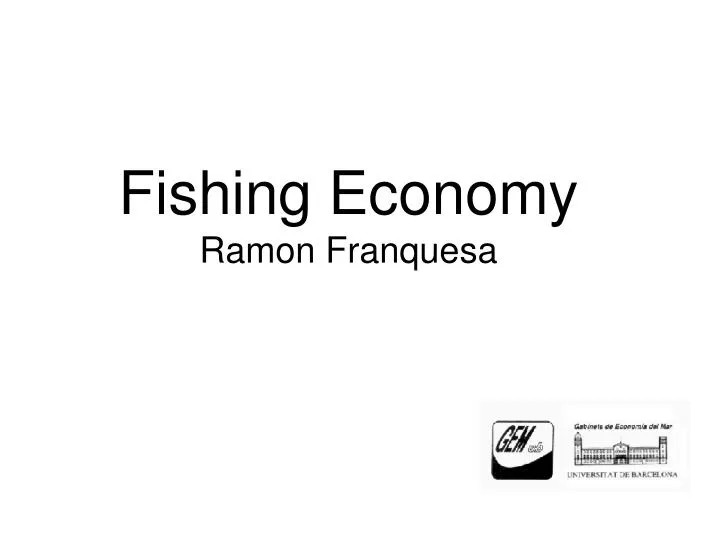 fishing economy ramon franquesa n.