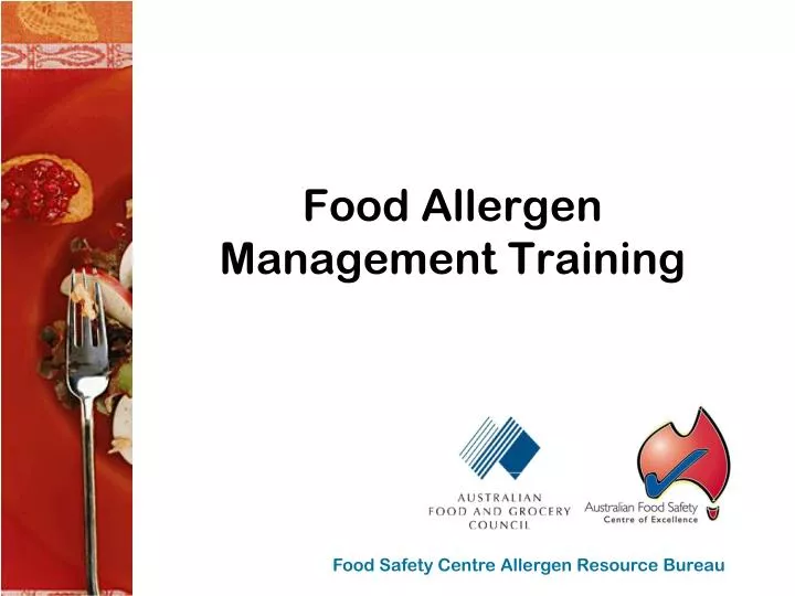 PPT - Food Allergen Management Training PowerPoint Presentation, free  download - ID:5742739