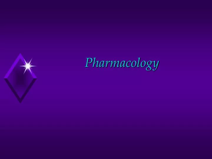 PPT Pharmacology PowerPoint Presentation Free Download ID 5744238