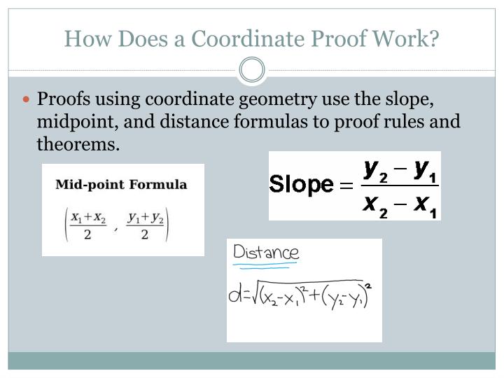 Ppt Proofs Using Coordinate Geometry Powerpoint Presentation Id5745131 9138