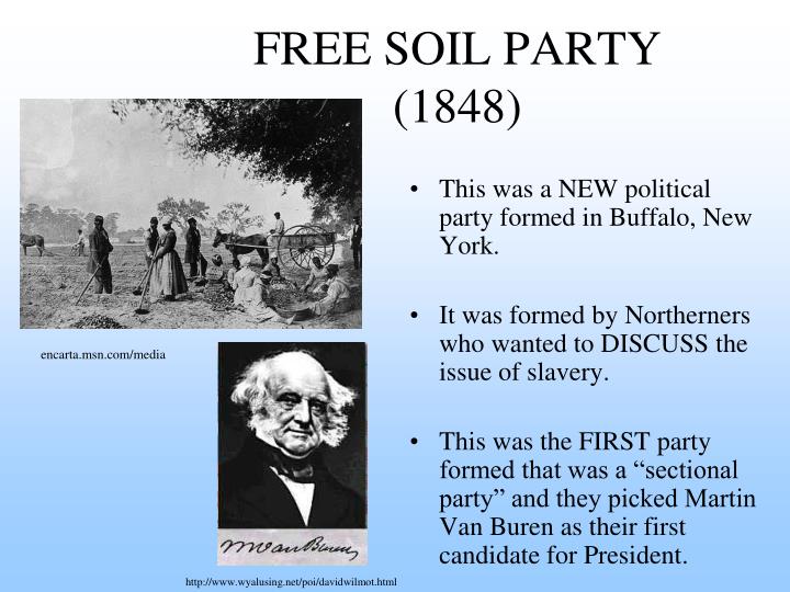 the free soil party Liberty party: liberty party 1848 and 1852 he was nominated for the presidency by the remnant of this organization that had not been absorbed by the free soil party. the free soil party Liberty party: liberty party 1848 and 1852 he was nominated for the presidency by the remnant of this organization that had not been absorbed by the free soil party.