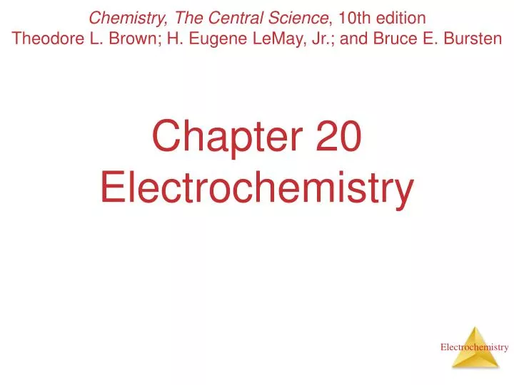 chapter 20 electrochemistry n.