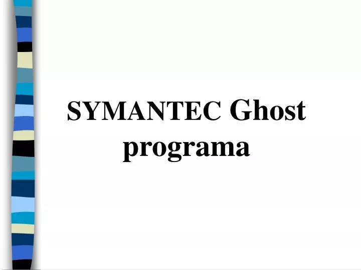 symantec ghost programa n.