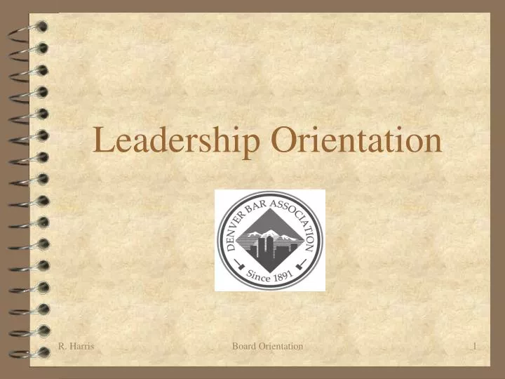 leadership orientation n.