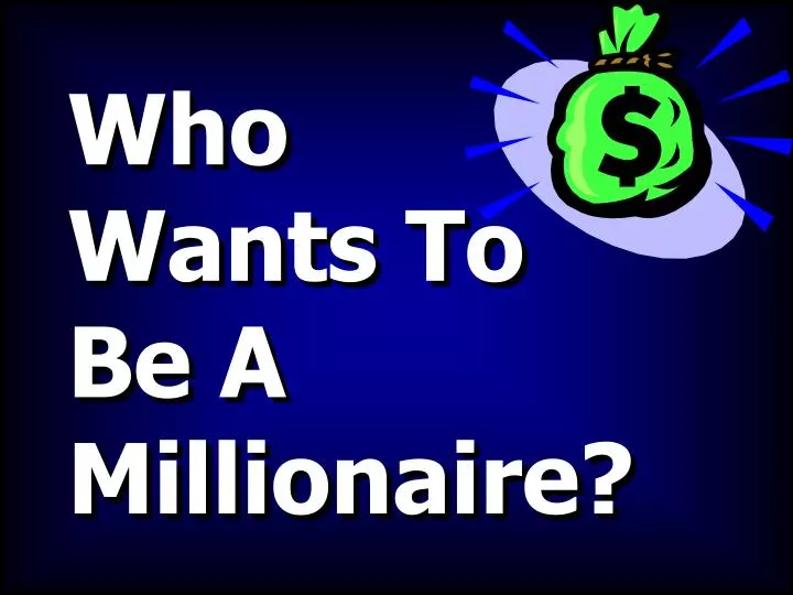 who wants to be a millionaire n.