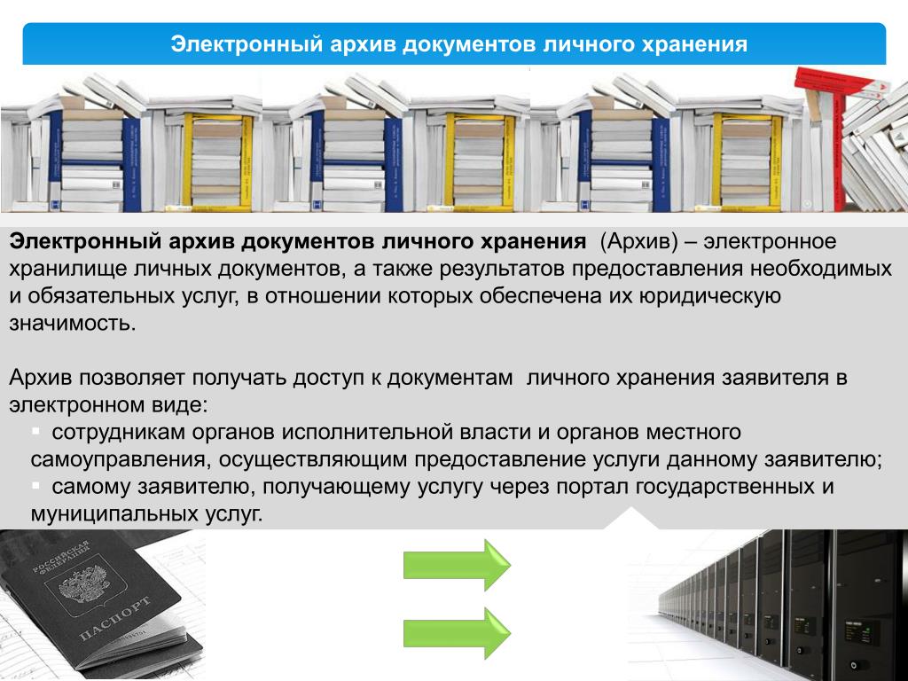 Хранение бумажных и электронных документов