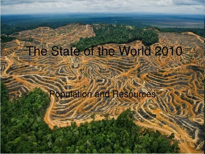 the state of the world 2010 n.