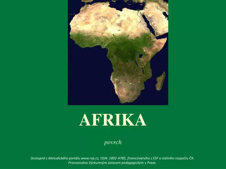 PPT - AFRIKA PowerPoint Presentation, free download - ID:5746791