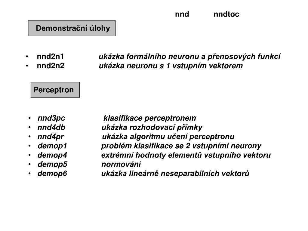 PPT - ASN - cvičení 2 : Ukázky práce s NN-Toolboxem ...