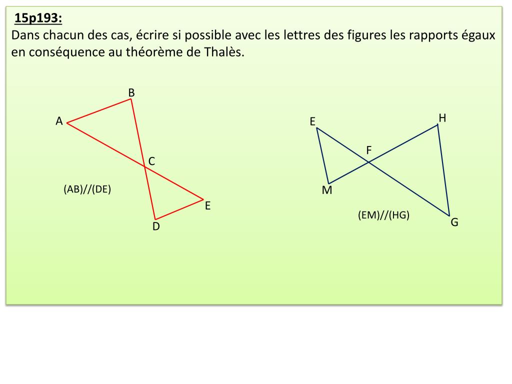 PPT - Chap2- Configurations De Thalès PowerPoint Presentation, Free ...