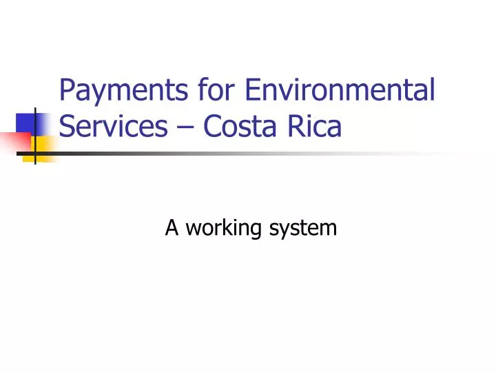 payments for environmental services costa rica n.