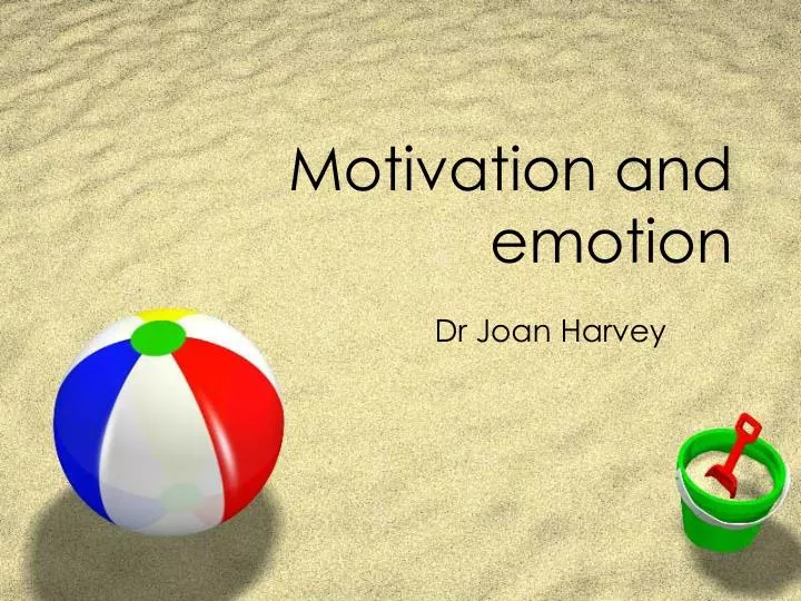 PPT - Motivation and emotion PowerPoint Presentation, free download ...