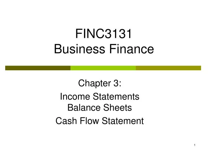 finc3131 business finance n.