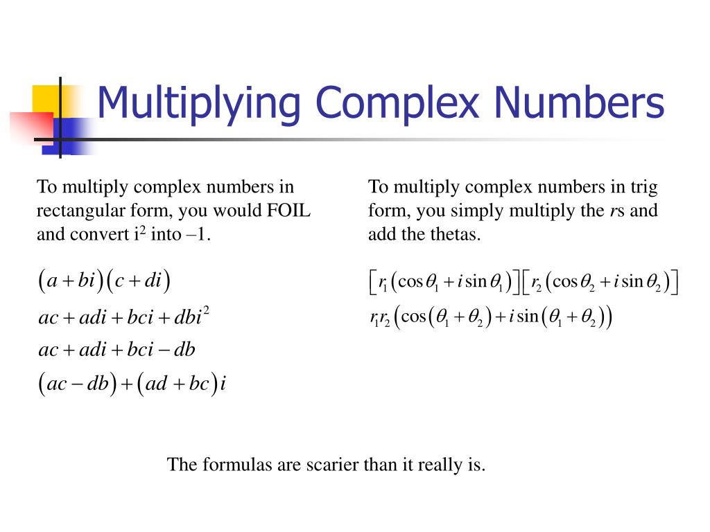 PPT - Trigonometric Form of a Complex Number PowerPoint Presentation ...