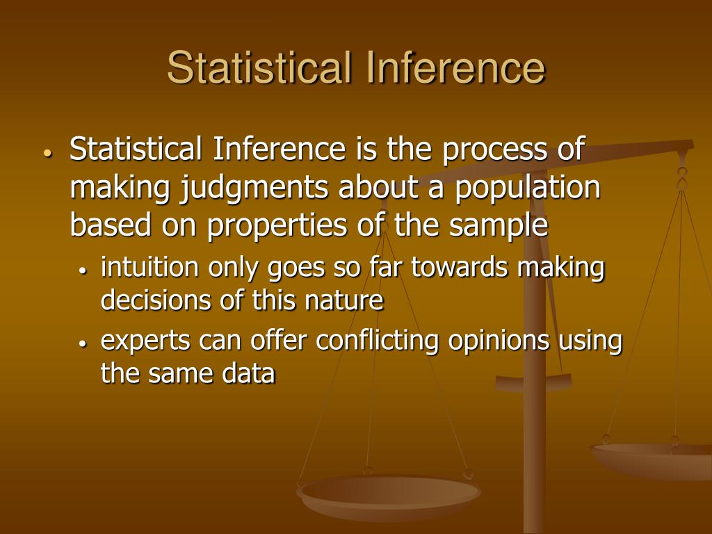 Ppt Statistical Inference Powerpoint Presentation Free Download Id