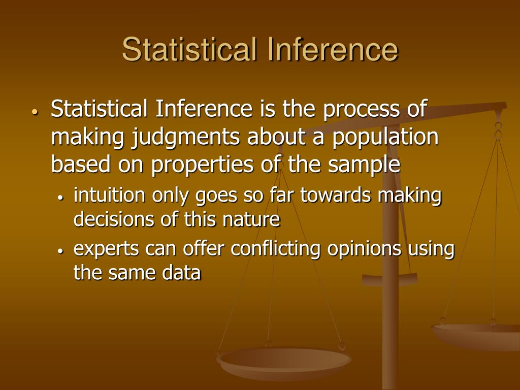 PPT Statistical Inference PowerPoint Presentation Free Download ID 