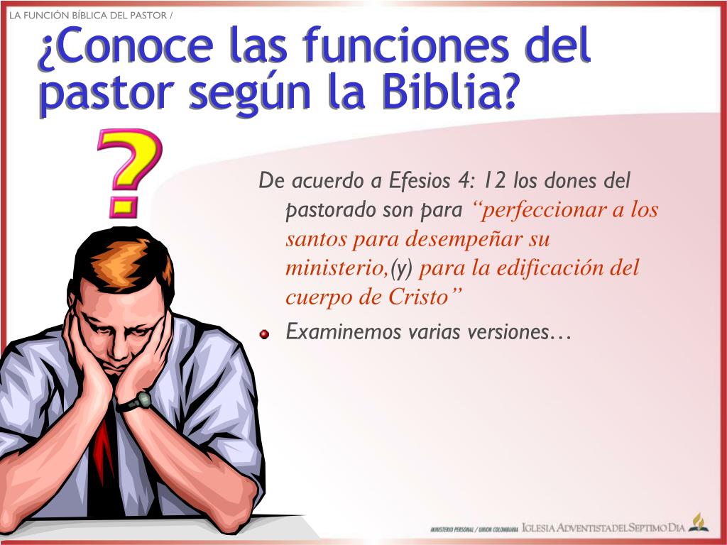 PPT - La función bíblica del pastor PowerPoint Presentation, free download  - ID:5748951