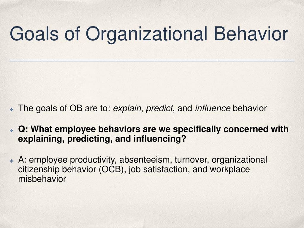 PPT - Organizational Behavior PowerPoint Presentation, Free Download ...