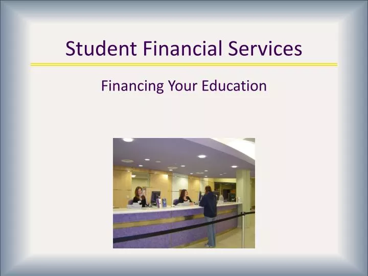 student financial services n.