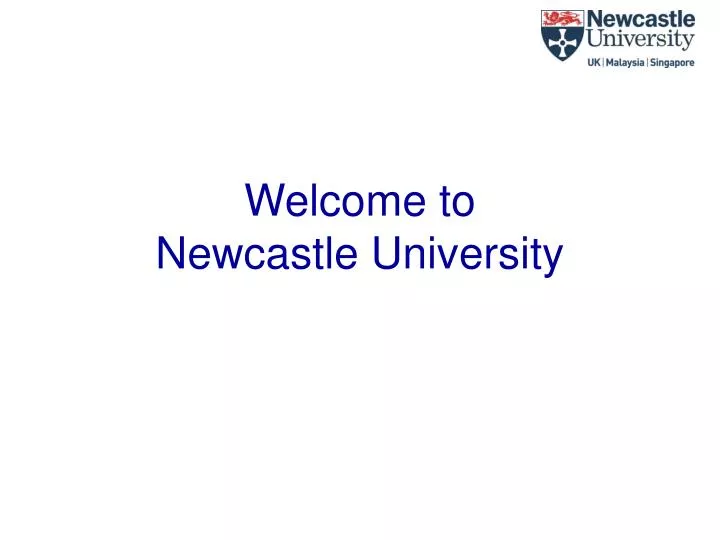 newcastle university presentation template